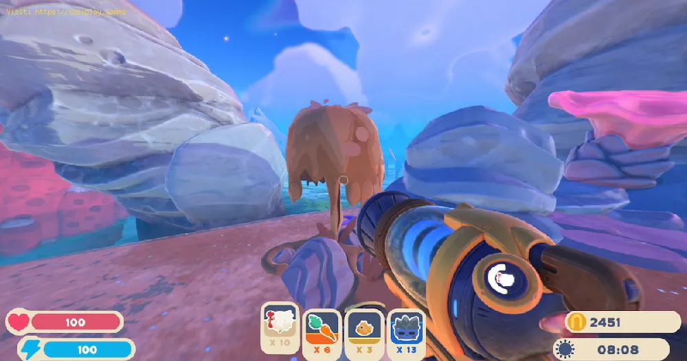 Silky Sand location in Slime Rancher 2
