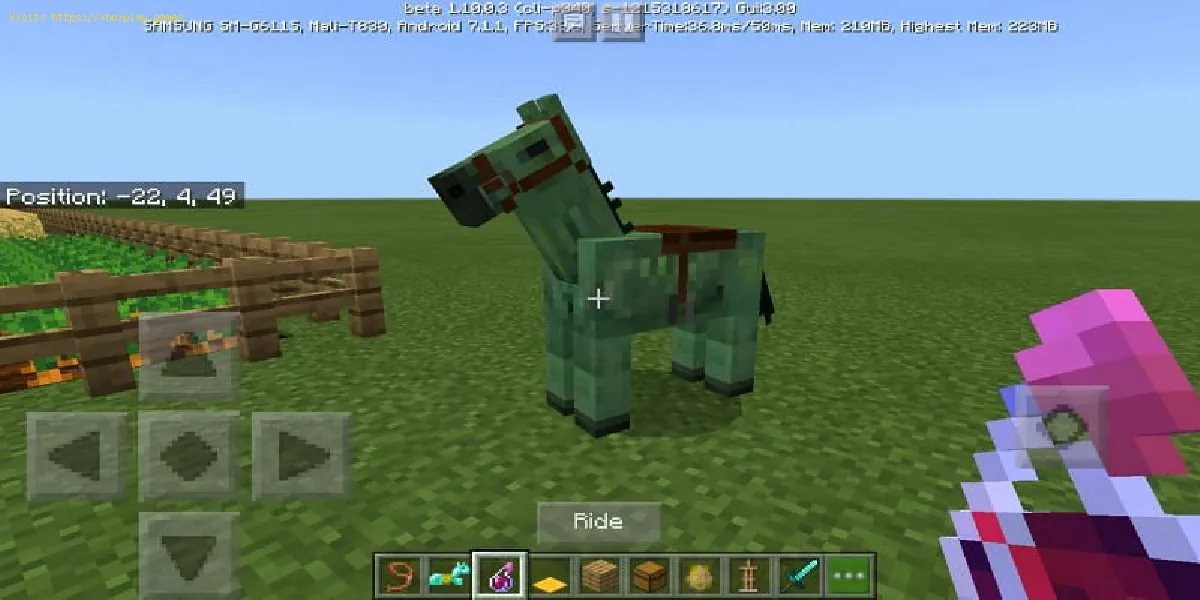 How to Get Zombie Horse in Minecraft Bedrock Edition 1.19
