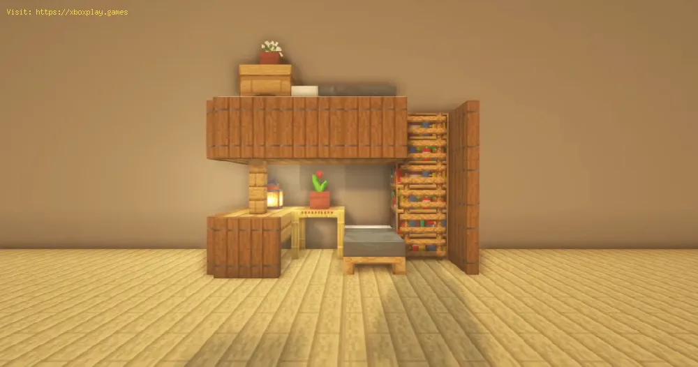 How to Craft a bunk bed in Minecraft