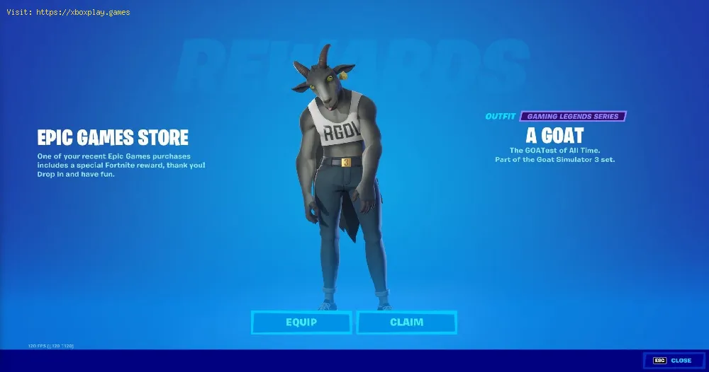 How to Get the G.O.A.T. Outfit in Fortnite