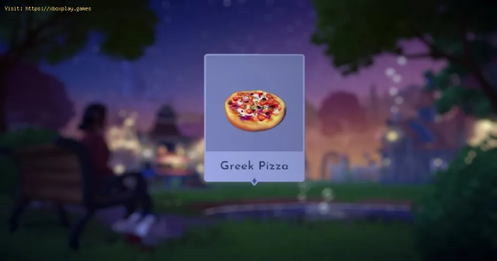 Greek Pizza Recipe in Disney Dreamlight Valley