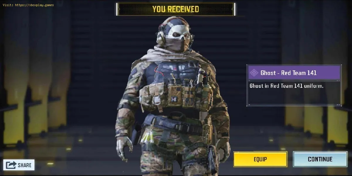 Cómo obtener el Operador fantasma Red Team 141 en Call of Duty Mobile