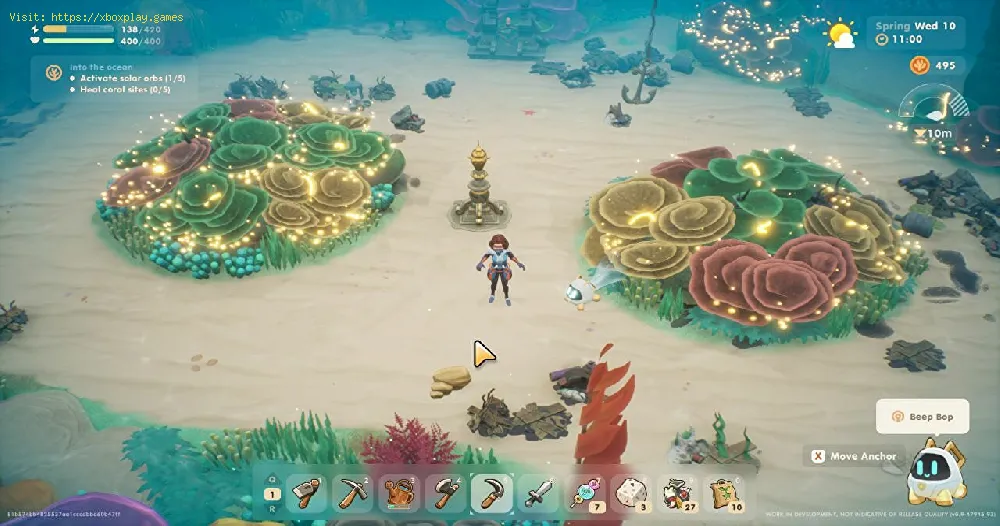How to Activate Solar Orbs Quest on Coral Island