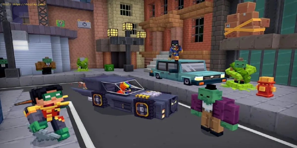 How to get the Batmobile in Minecraft Batman crossover?
