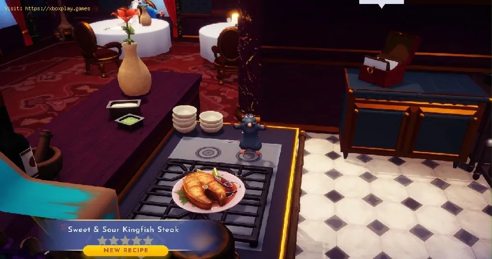 Sweet and Sour Kingfish Steak Recipe in Disney Dreamlight Valley