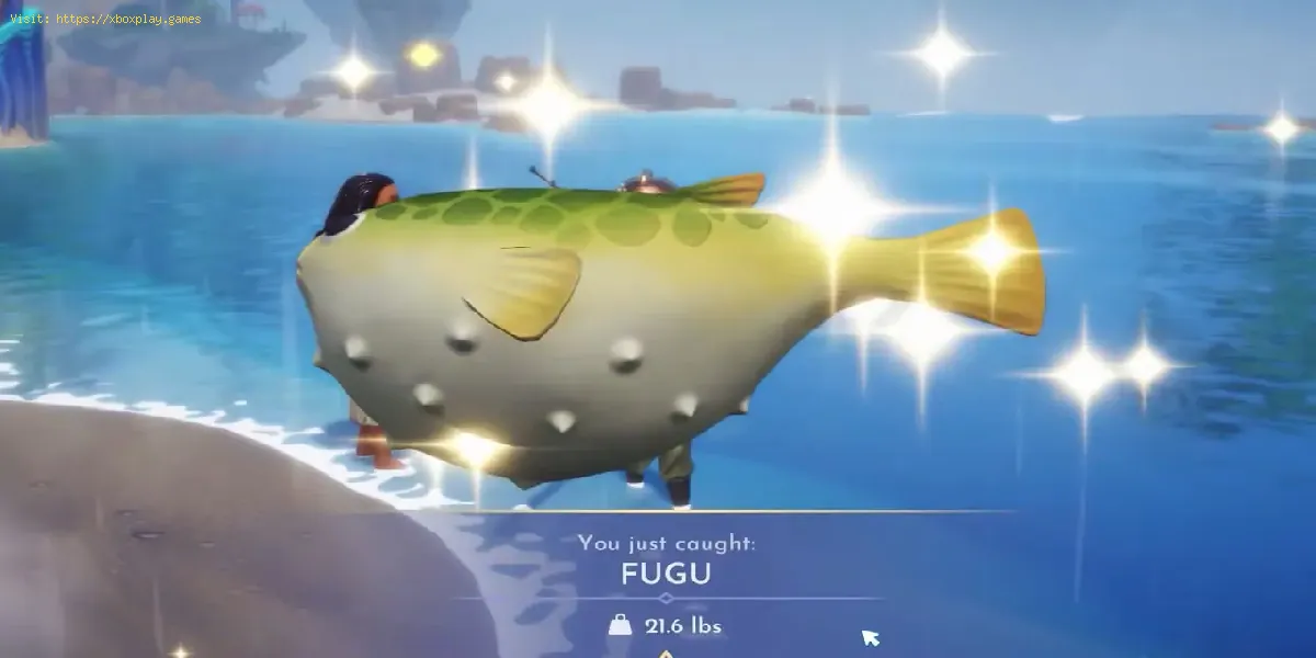 Gedämpftes Fugu-Rezept in Disney Dreamlight Valley