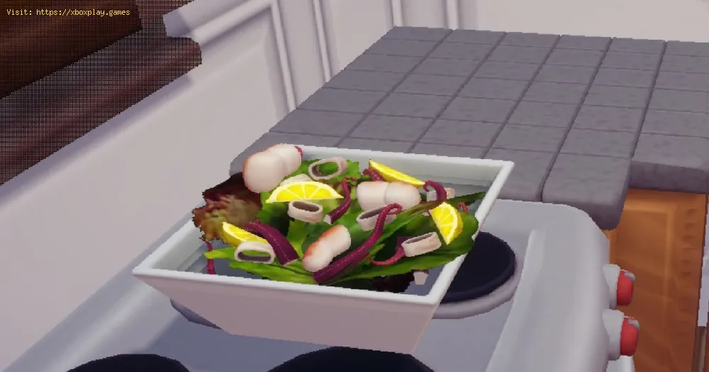 Fish Salad Recipe in Disney Dreamlight Valley