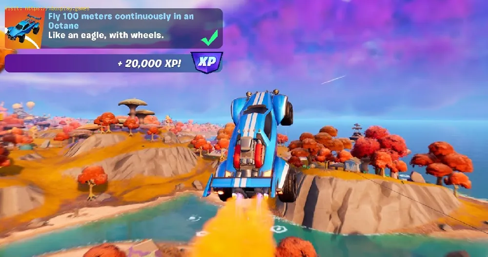 How to Fly 100 Meters Continuously in an Octane for Fortnite