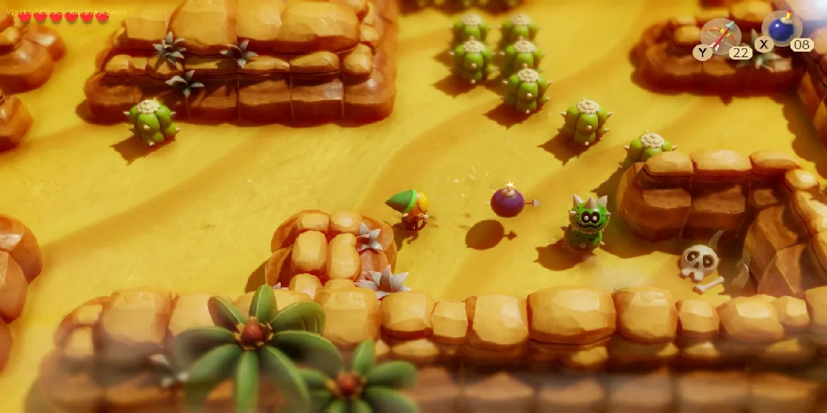 Legend of Zelda Link's Awakening: Wie man in die Wüste kommt - Tipps und Tricks