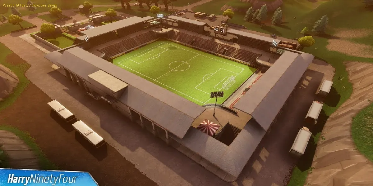 Dónde encontrar campos de fútbol en Fortnite