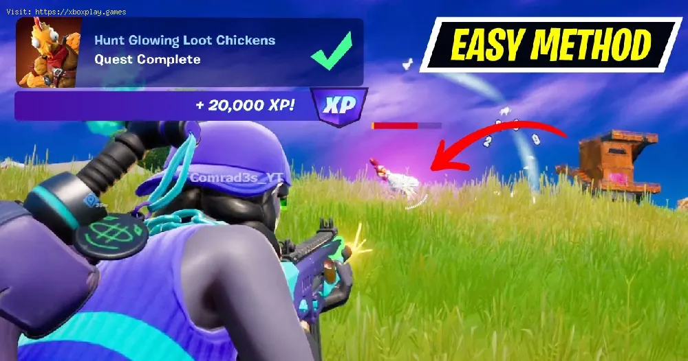Where to Find Glowing Loot Chicken in Fortnite