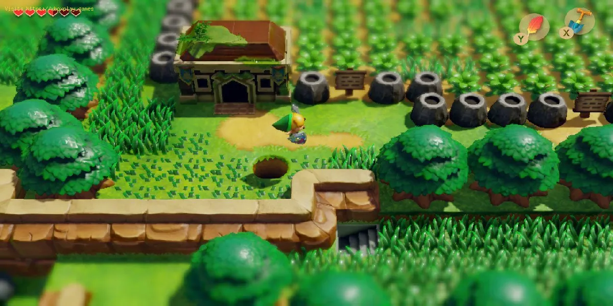 Legend of Zelda Link's Awakening Comment sauter des trous.