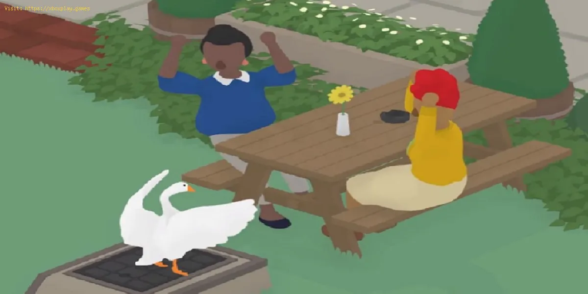 Untitled Goose Game: Come far cadere il secchio sull'uomo