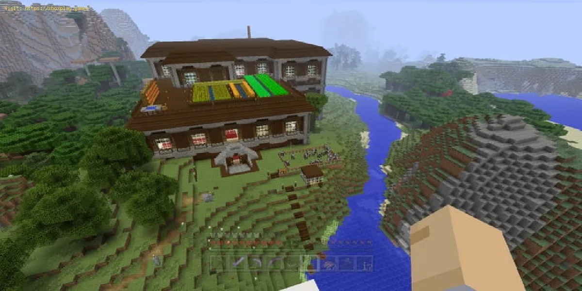 Ubicación de la mansión Woodland en Minecraft