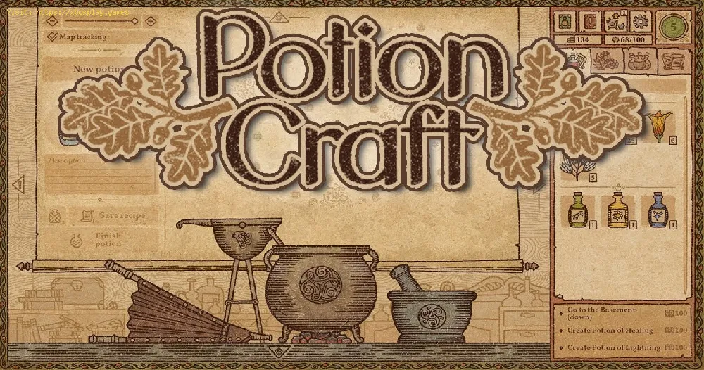 How to craft a Potion of Dexterity in Potion Craft