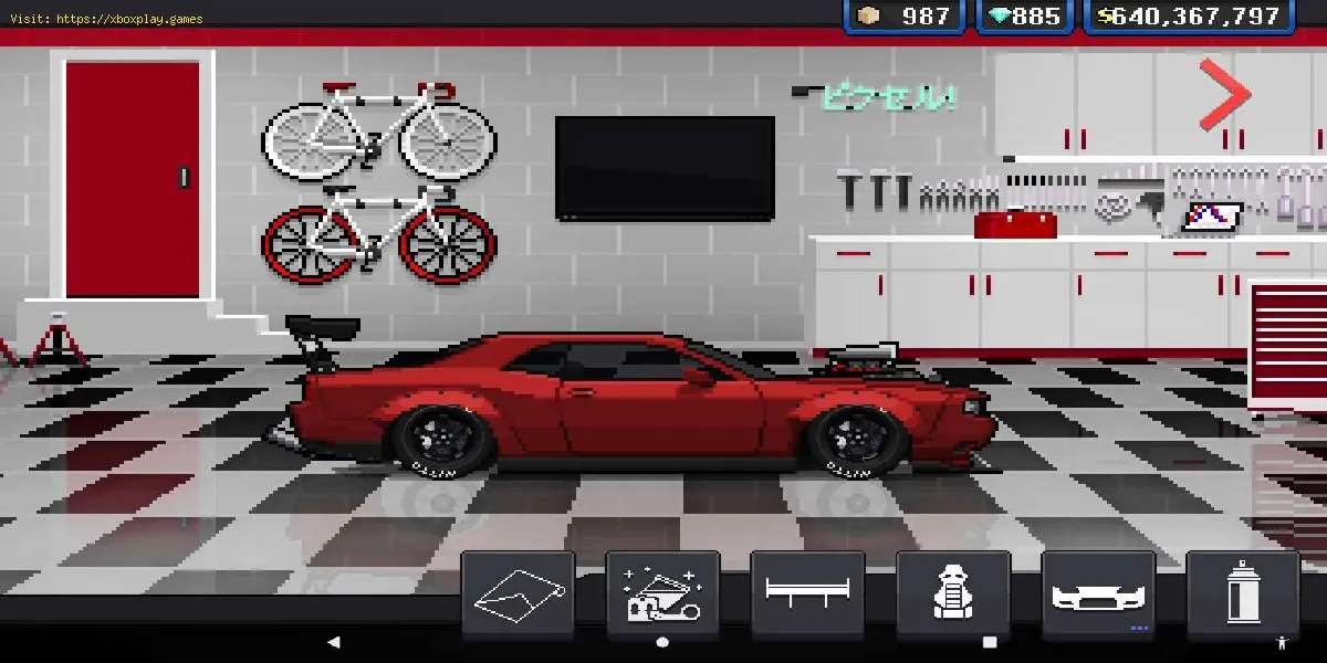 Come giocare alla modalità Storia in Pixel Car Racer