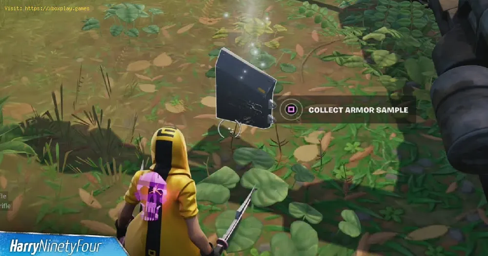 Damage a Tank to Collect Armor Samples in Fortnite