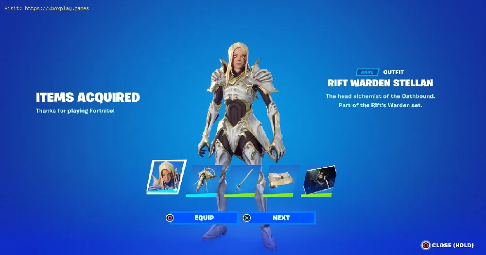 How to make contact with Rift Warden Stellan in Fortnite