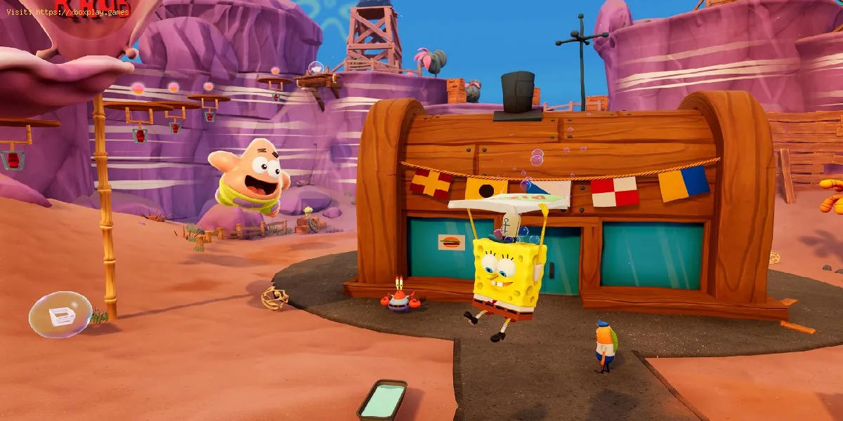 Todos os dobrões de ouro em Pirate Goo Lagoon em SpongeBob SquarePant