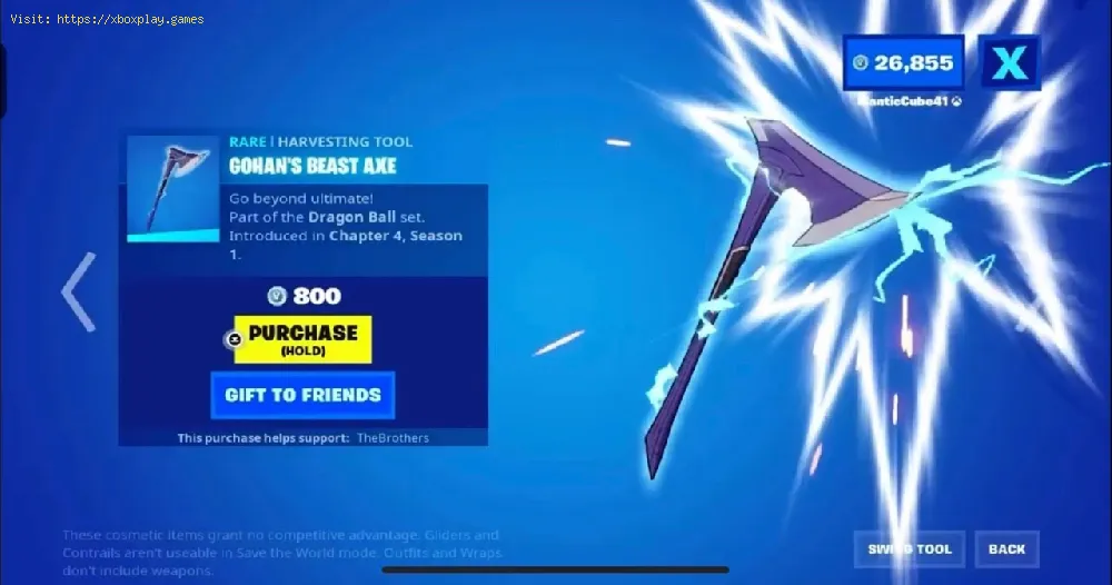 How to get Gohan’s Beast Axe in Fortnite