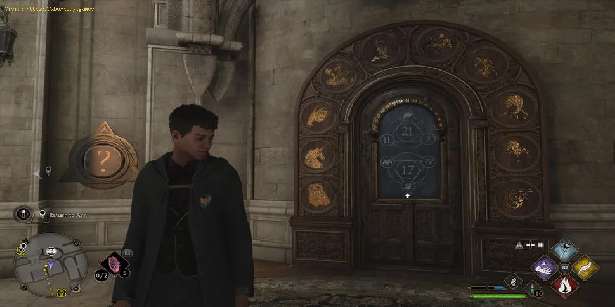 Cómo abrir puertas con símbolos de animales en Hogwarts Legacy