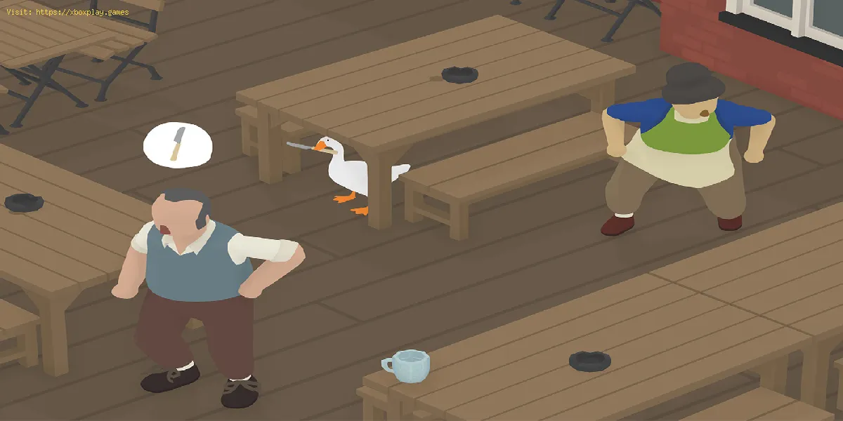  Untitled Goose Game: Cómo navegar el barco de juguete debajo de un puente.