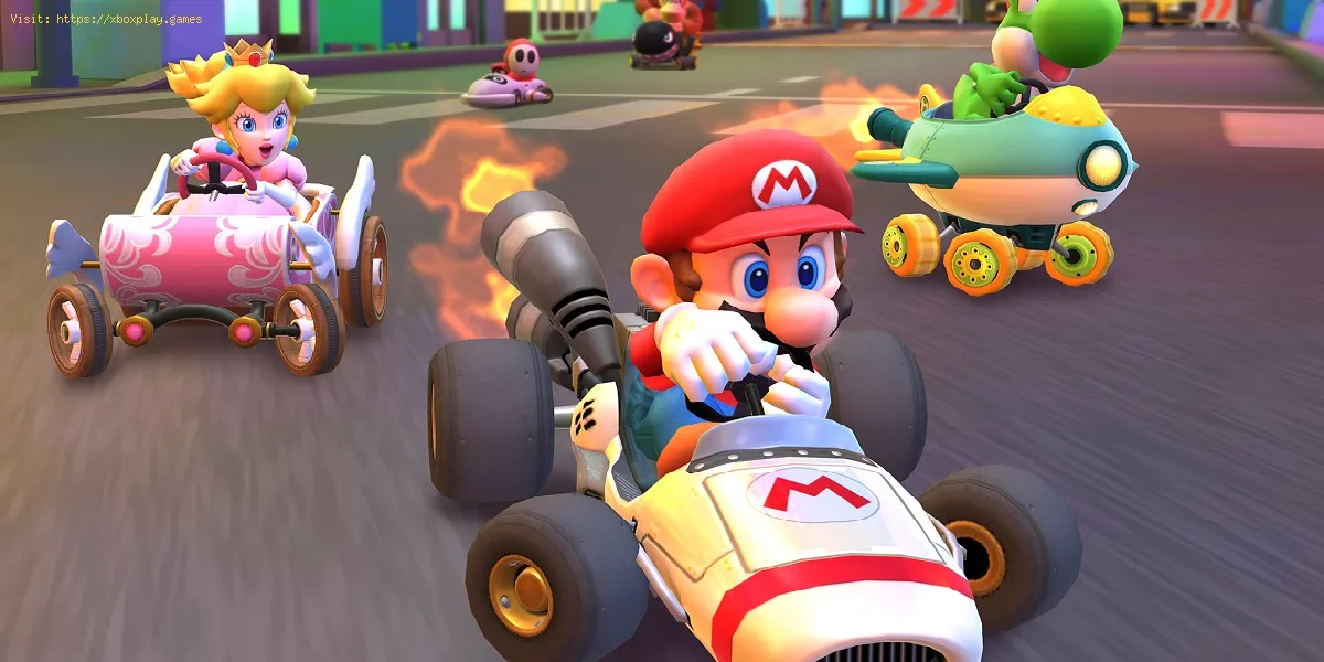 Mario Kart Tour: Cómo recolectar 100 monedas usando un conductor de bebé.