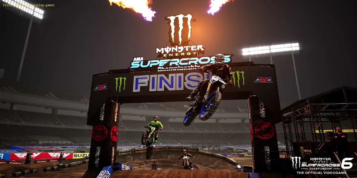 geteilter Bildschirm in Monster Energy Supercross 6