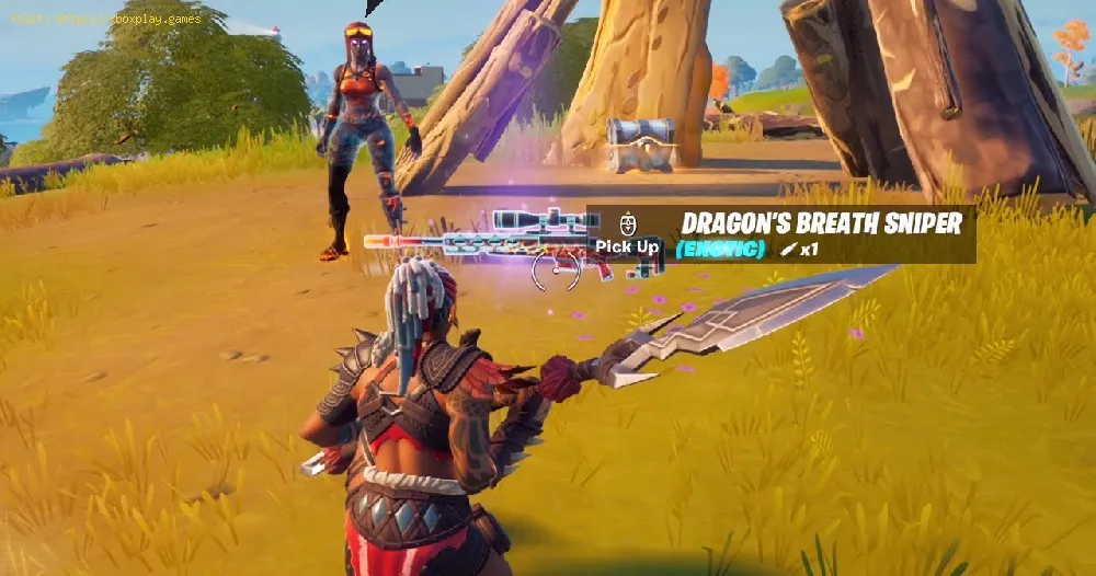 get the Dragon’s Breath Sniper in Fortnite Chapter 4
