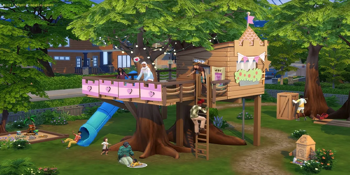 uma casa à prova de bebês em The Sims 4