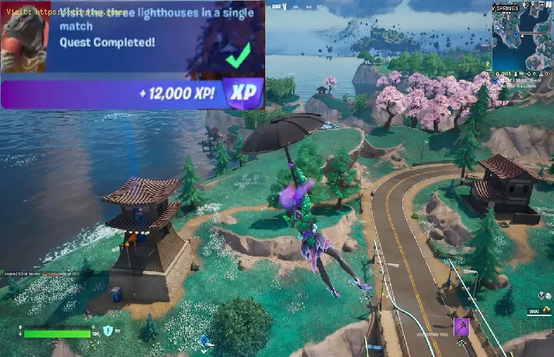 How to visit three lighthouses in a single match in Fortnite Chapter 4 Season 2