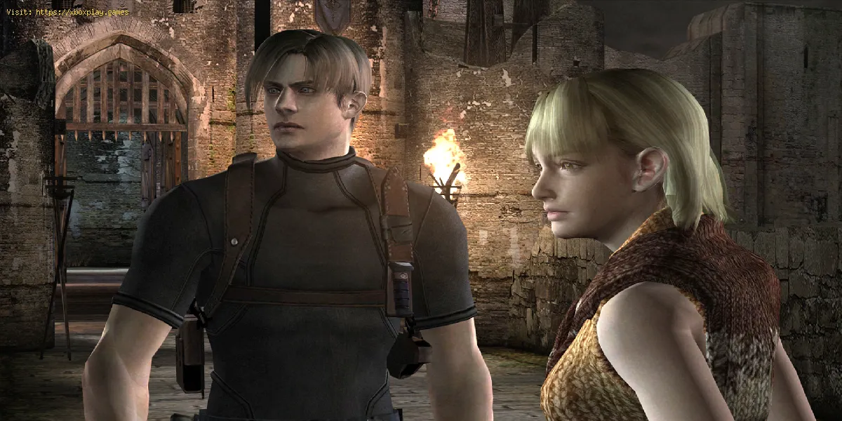 rompecabezas de la lámpara del mausoleo de Ashley en Resident Evil 4