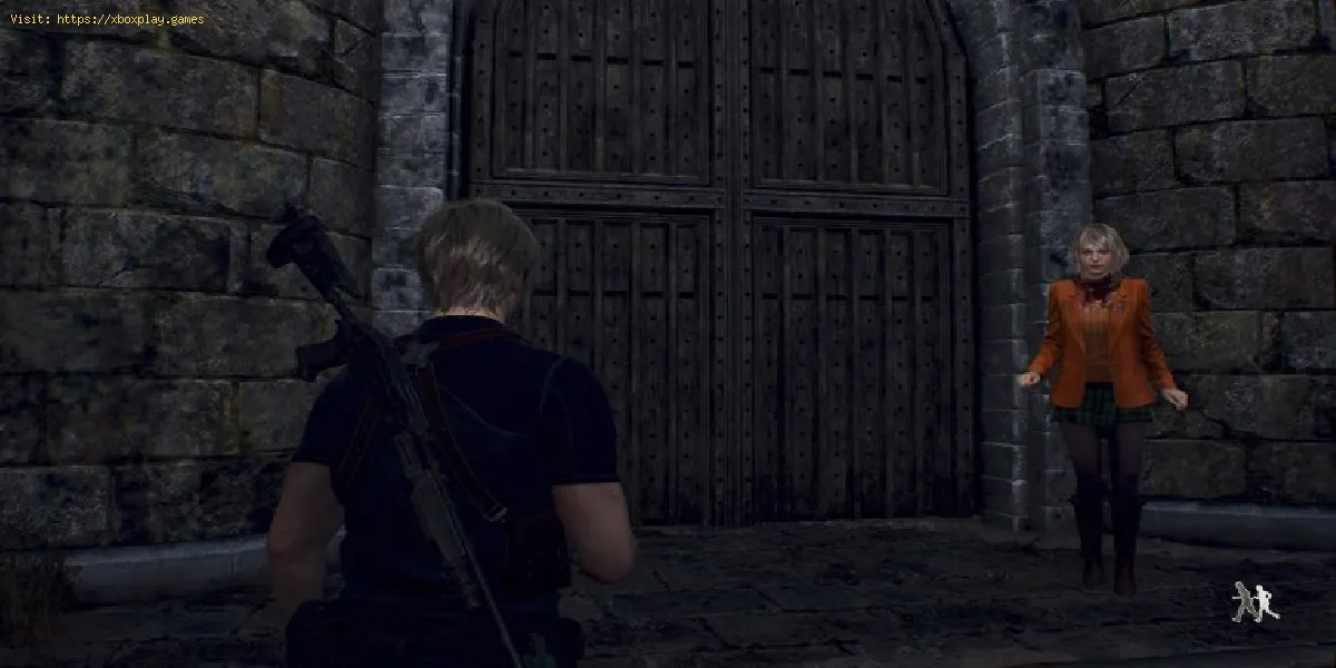 abra o portão do castelo em Resident Evil 4 Remake