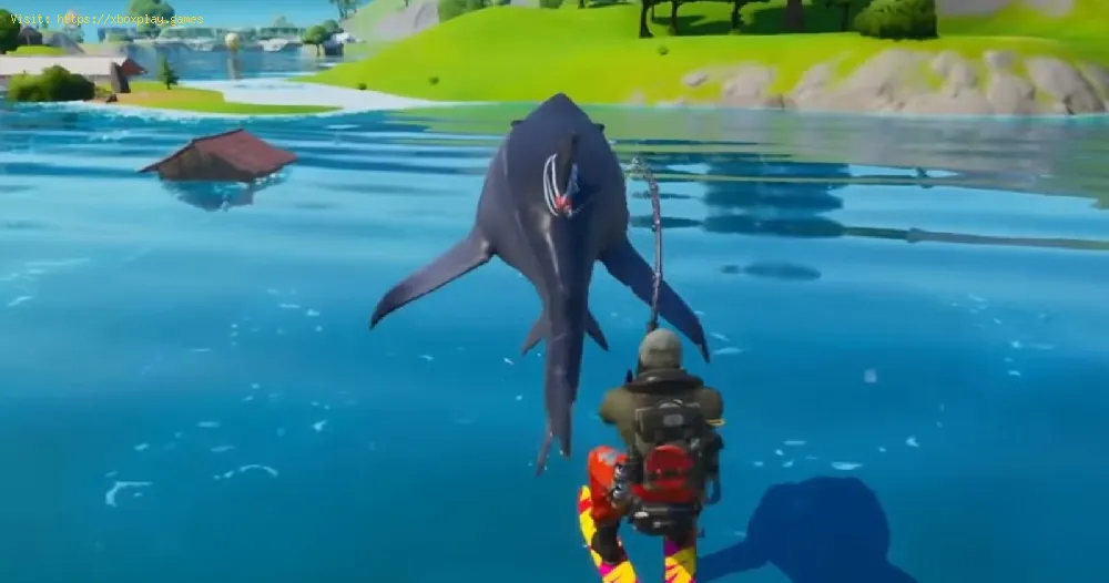 How To Ride a Shark in Fortnite Chapter 4 - Guide