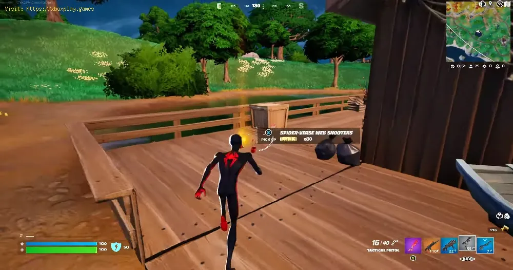 get Spider-Verse Web Shooters in Fortnite