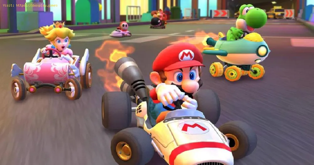 Mario Kart Tour: How to take out 5 traffic cones
