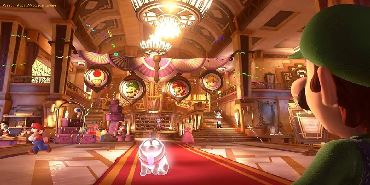 Luigi's Mansion 3: onde encontrar todas as jóias no lobby (piso 1)