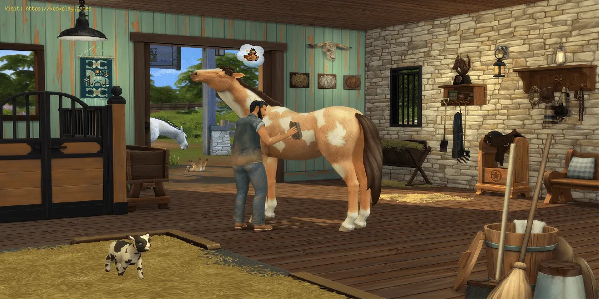 Sims 4 Horse Ranch travado na tela de carregamento