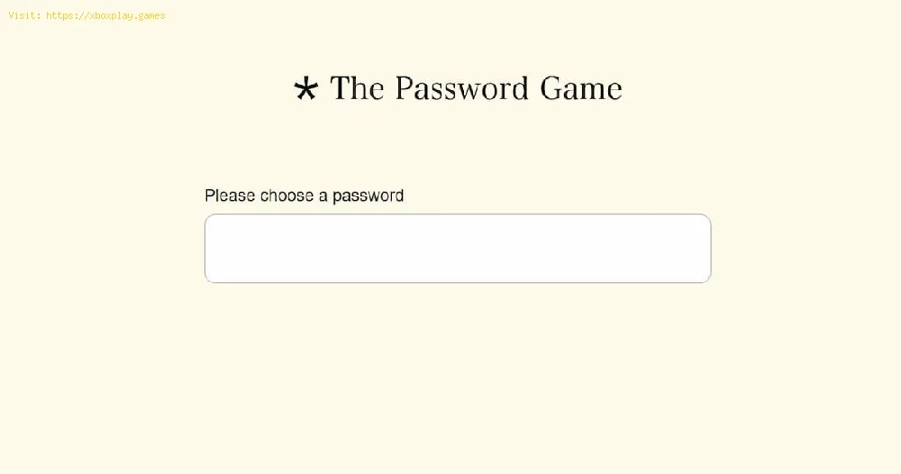 URL of a YouTube video of this exact in Password Game