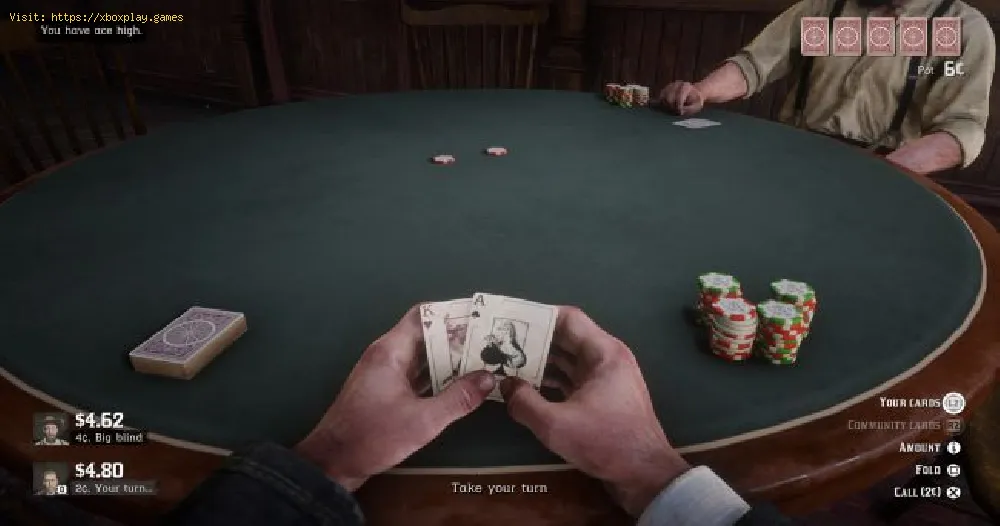 Red Dead Redemption 2: How to win playing Poker