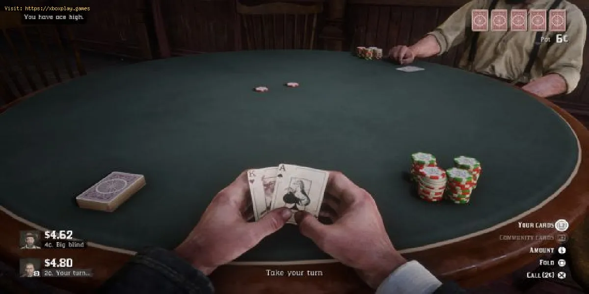 Red Dead Redemption 2: Como ganhar jogando poker
