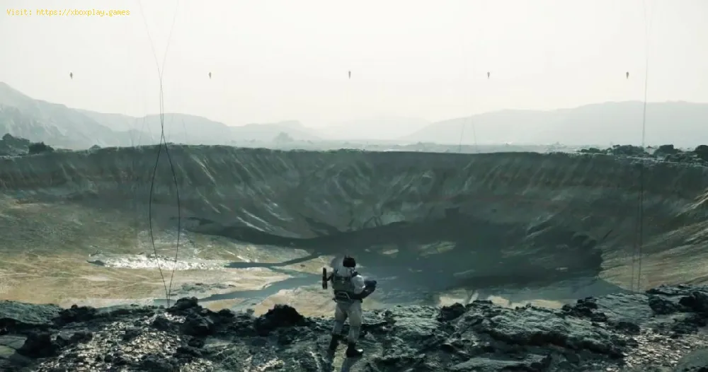 Death Stranding: how to get rid of the crater
