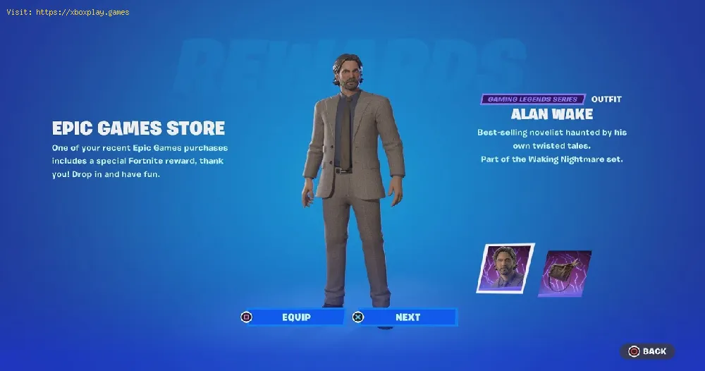 How To Get Alan Wake in Fortnite