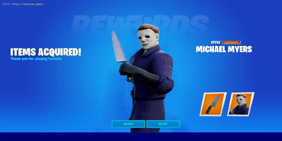 Michael Myers Halloween Skin sur Fortnite