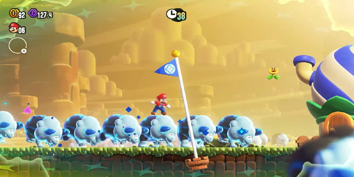 Finden Sie das Sensorabzeichen in Super Mario Bros Wonder