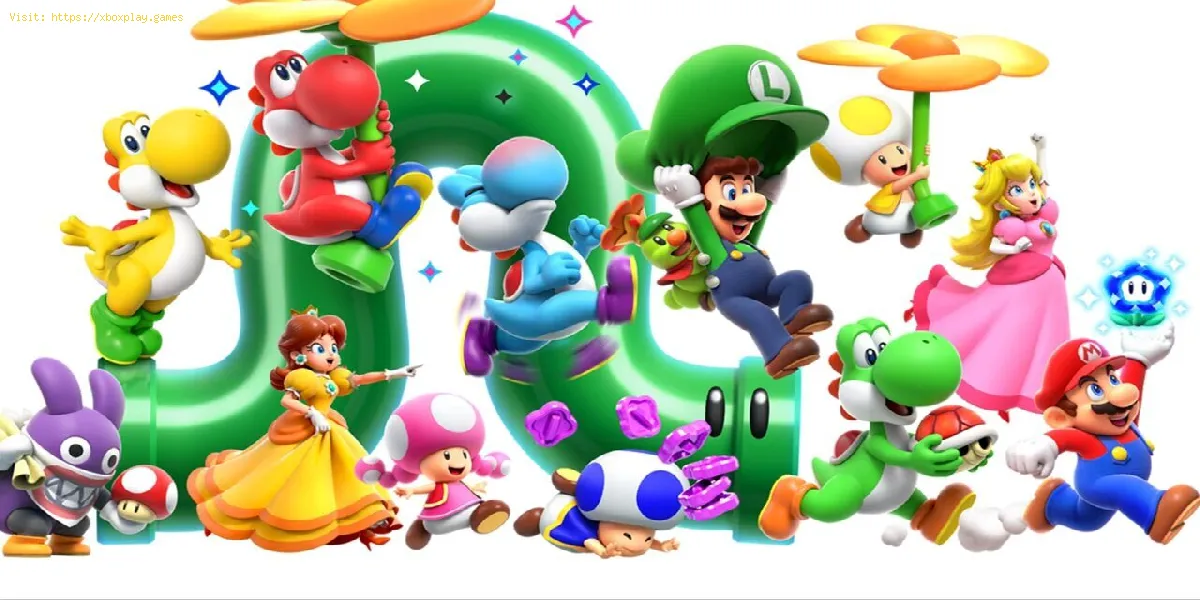 Todos os power-ups e flores em Super Mario Bros Wonder