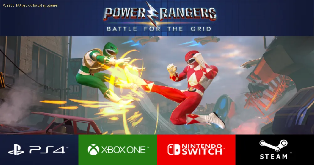 Power Rangers: Battle for the grid is announced for PC, PS4, Xbox One and Nintendo Switch.