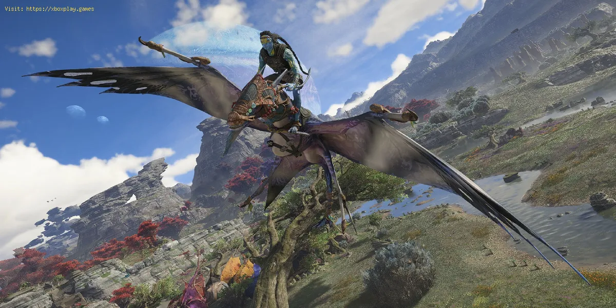 Cavalcatura volante Ikran in Avatar Frontiers of Pandora