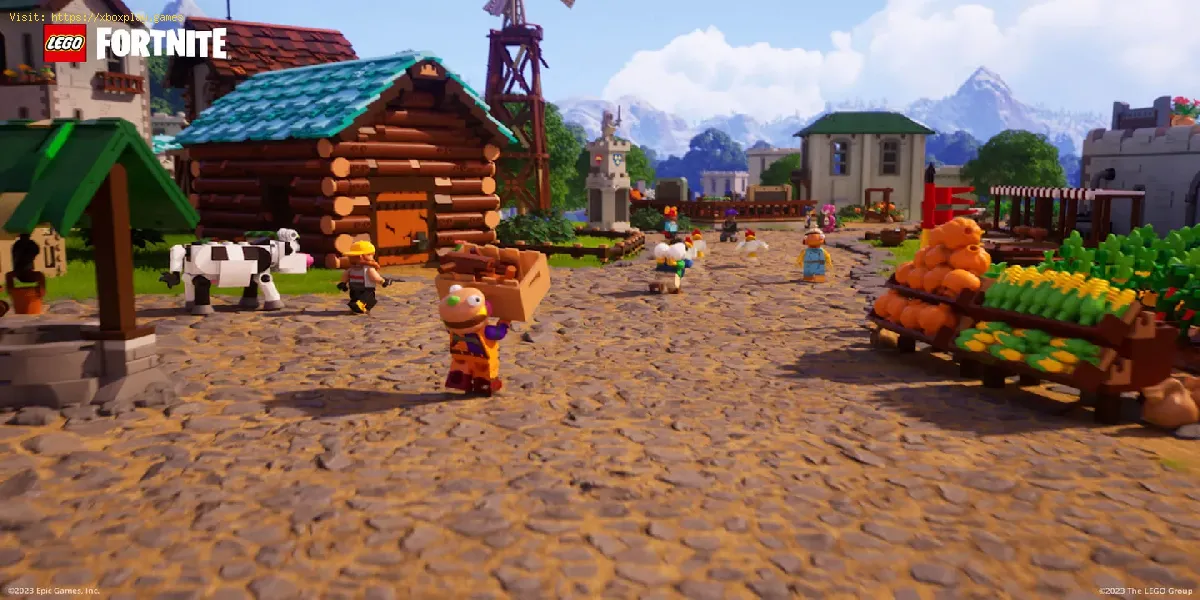 recluta gli abitanti del villaggio in LEGO Fortnite