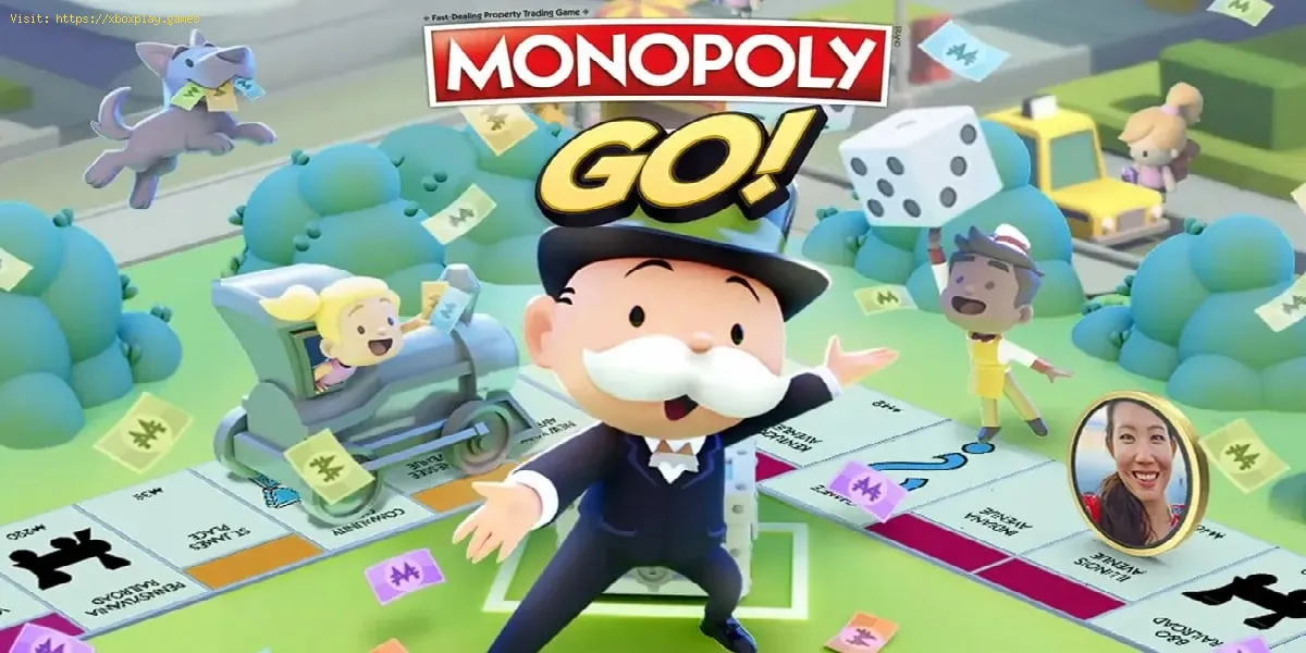obtenha adesivo de neve alegre em Monopoly GO